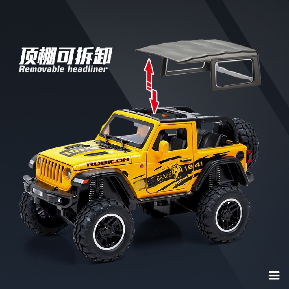 1:24 ジープ ビッグホイール オフロード ダイキャストモ - Kids Toys Jeep のレビューと価格
