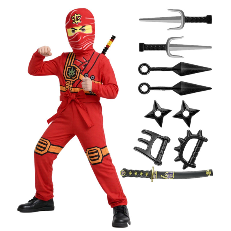 キッズ忍者ファントムコスチューム 日本の侍仮面ヒーロー ハロ - Kids Toys Japan のレビューと価格