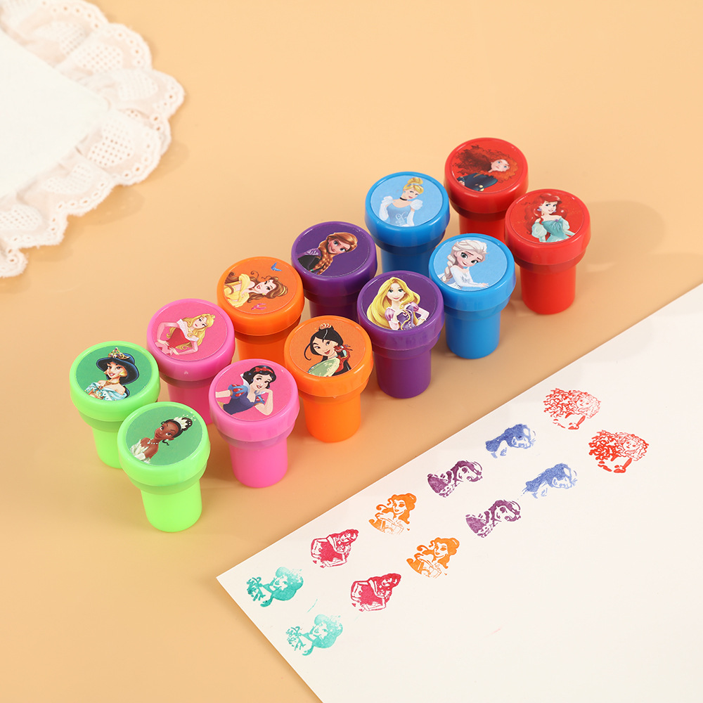 12 個プリンセスキッズスタンプ漫画スタンプアニメ漫画キャラ - Kids Toys In Wholesale のレビューと価格
