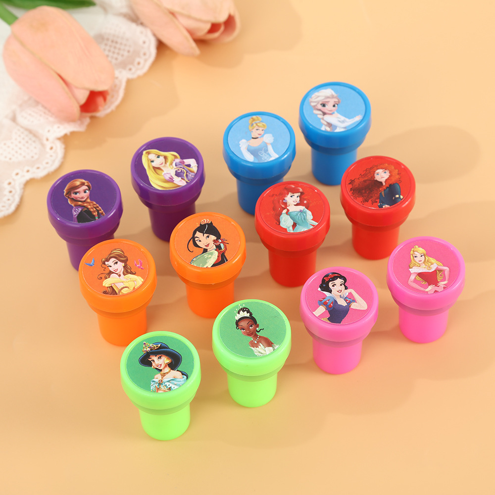 12 個プリンセスキッズスタンプ漫画スタンプアニメ漫画キャラ - Kids Toys In Wholesale のレビューと価格