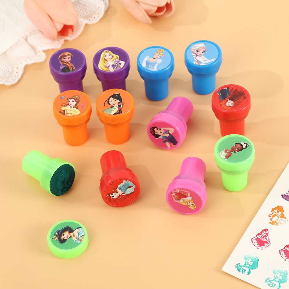 12 個プリンセスキッズスタンプ漫画スタンプアニメ漫画キャラ - Kids Toys In Wholesale のレビューと価格