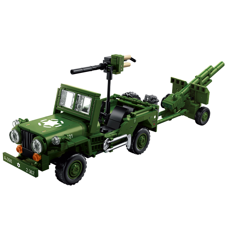 米軍戦車シリーズ ビルディングブロック M16ハーフトラック - Kids Toys Jeep のレビューと価格
