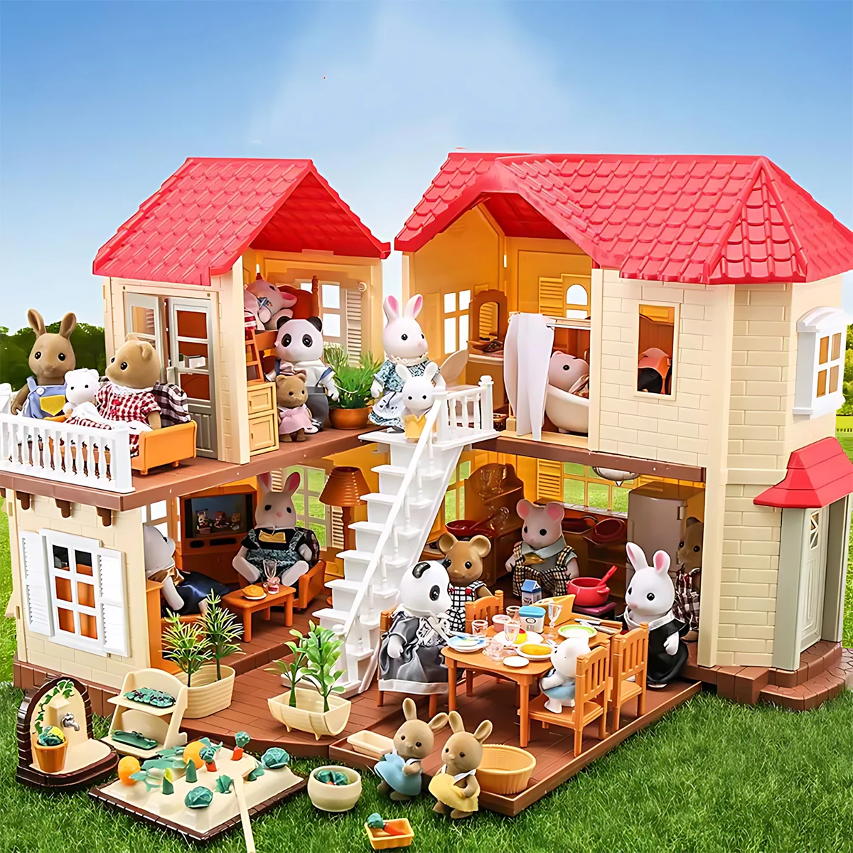 ミニチュア家具 1:12 ドールハウスキッチンリビングルーム - Dollhouse Furniture Set のレビューと価格