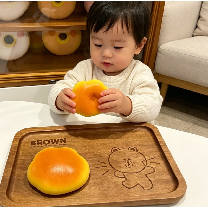 雲の形をしたグラデーションブレッドスクイーズ玩具、リアルなふ - Kids Toys Yellow のレビューと価格